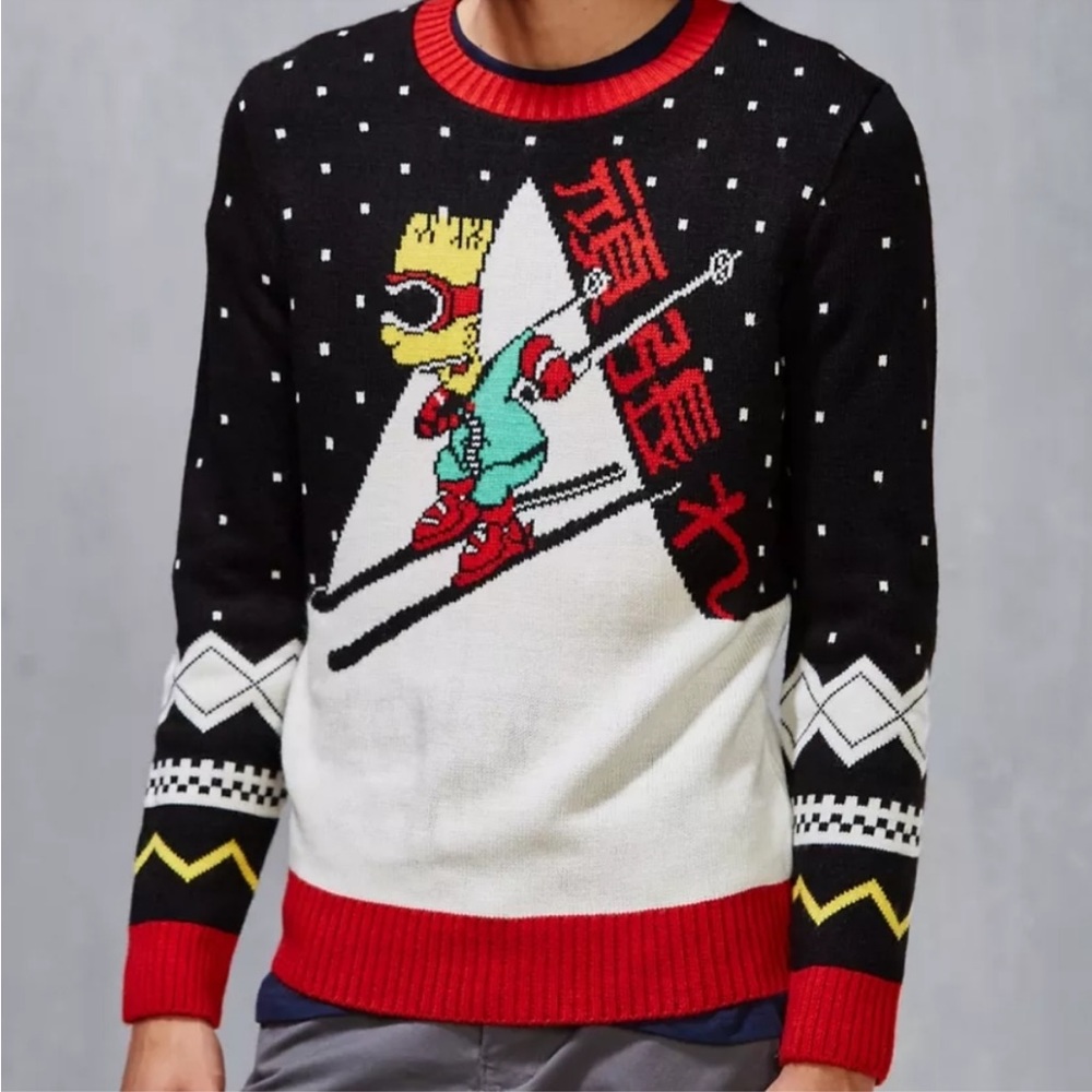 Junk Food Bart Simpson Ski Sweater